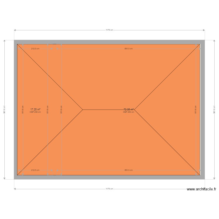 maison. Plan de 0 pièce et 0 m2