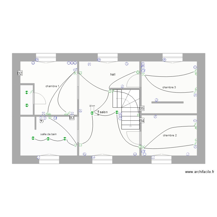 Dejonghe logement 3 1er Etage. Plan de 0 pièce et 0 m2