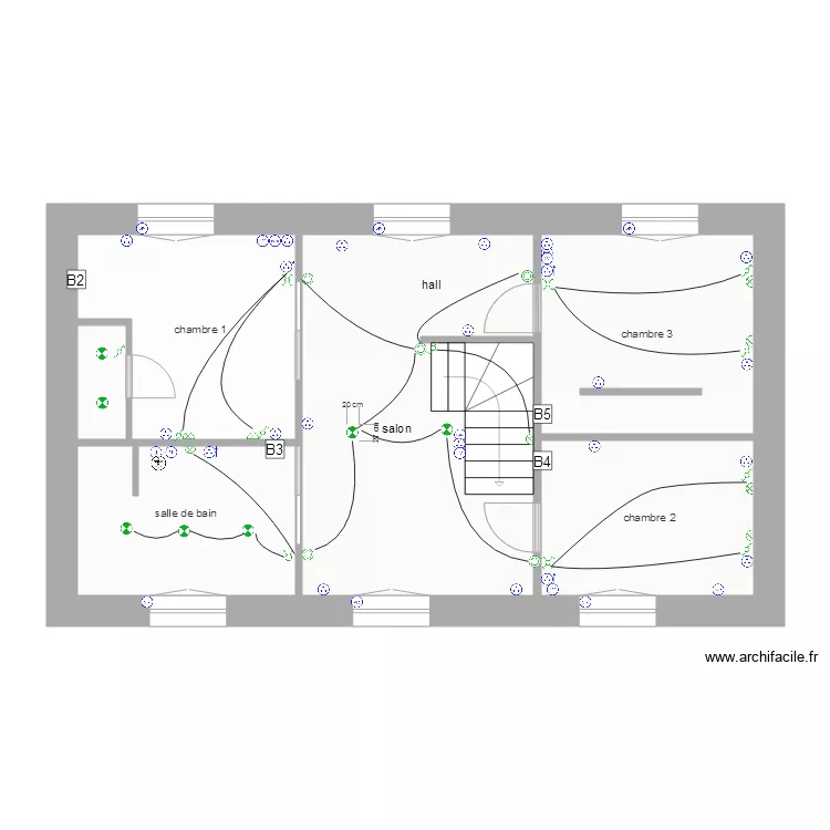Dejonghe logement 3 1er Etage. Plan de Dejonghe logement 3 1er Etage. Plan de