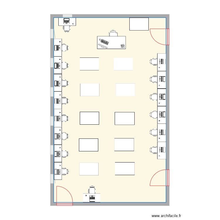 Salle de techno 5ème . Plan de 0 pièce et 0 m2