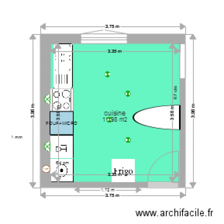 renocuisine. Plan de 0 pièce et 0 m2