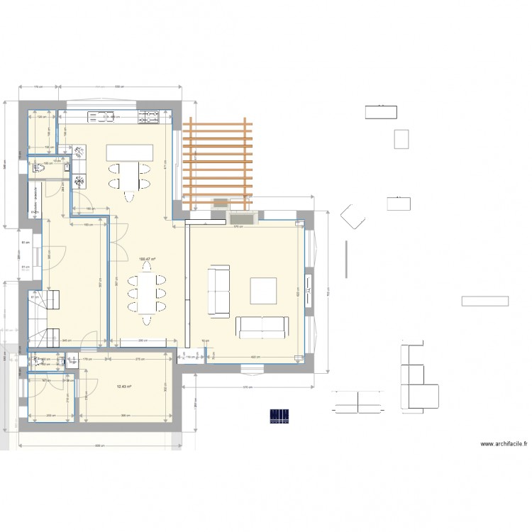 rez final feu exterieur. Plan de 0 pièce et 0 m2