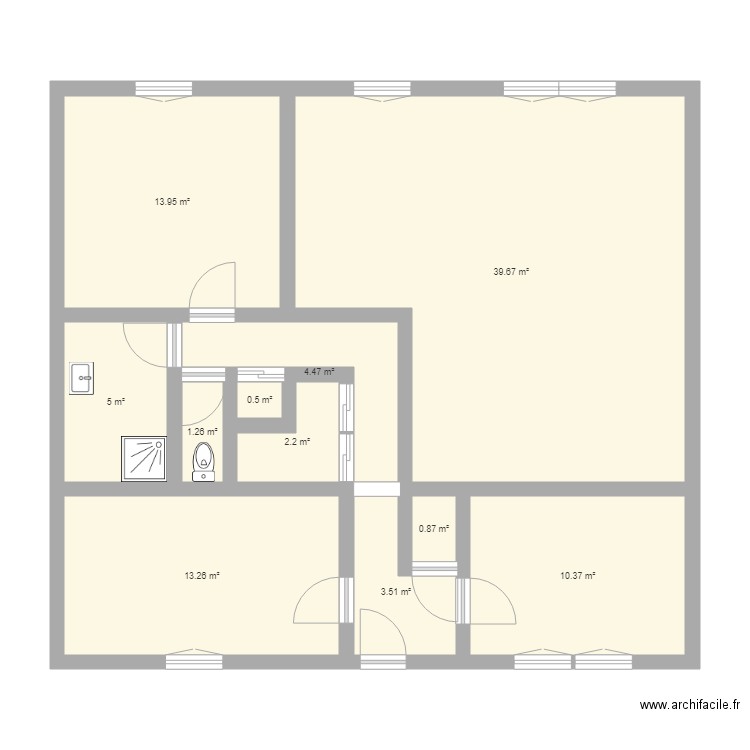 caboche. Plan de 0 pièce et 0 m2