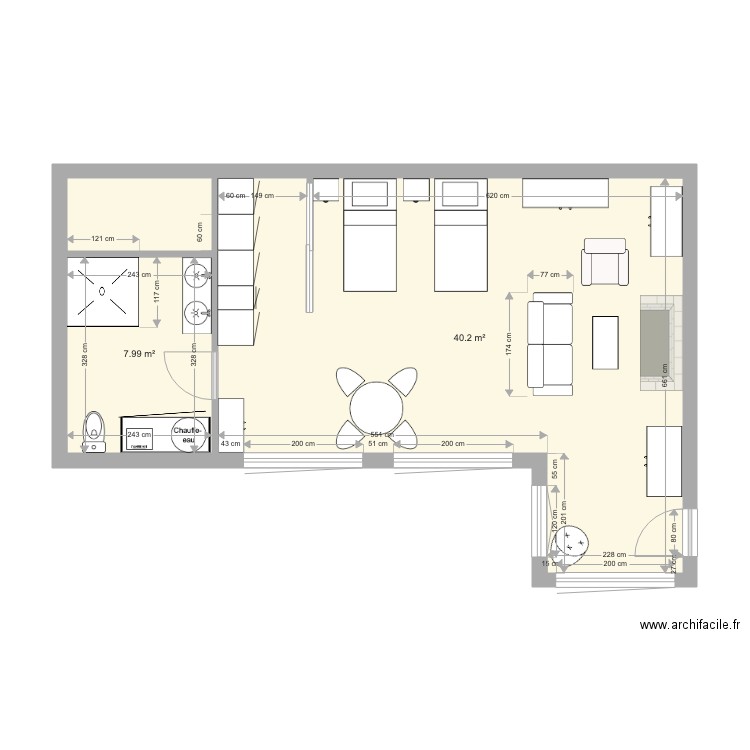 Appartement. Plan de 0 pièce et 0 m2