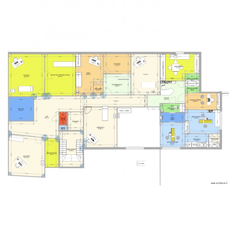 maison de santé sartène  cabinet jp. Plan de 0 pièce et 0 m2