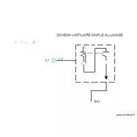 SCHEMA UNIFILAIRE SIMPLE ALLUMAGE1