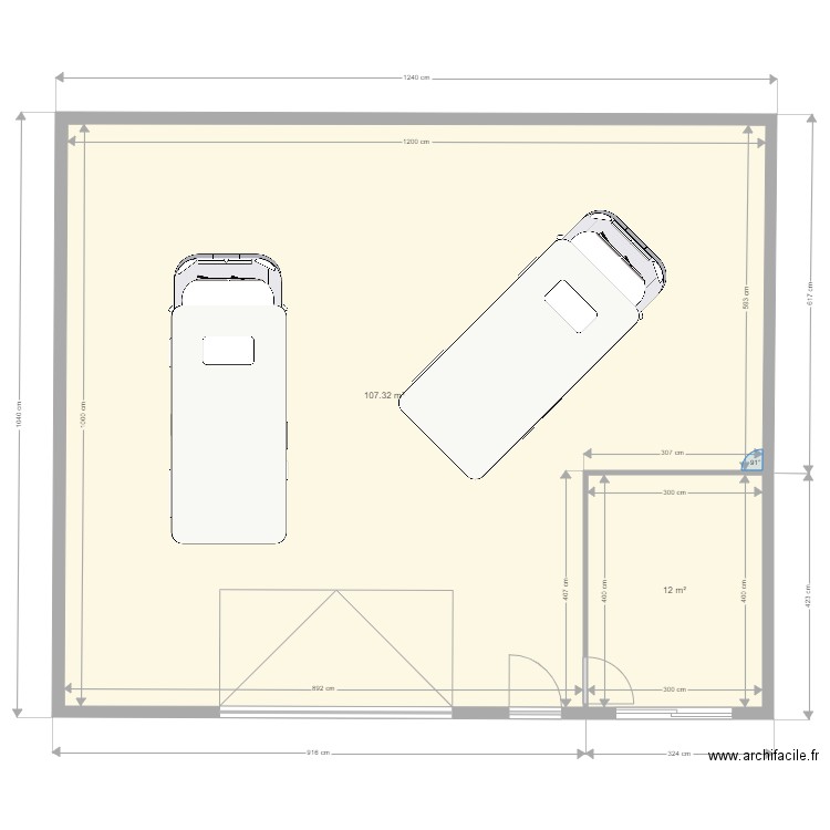Projet. Plan de 0 pièce et 0 m2