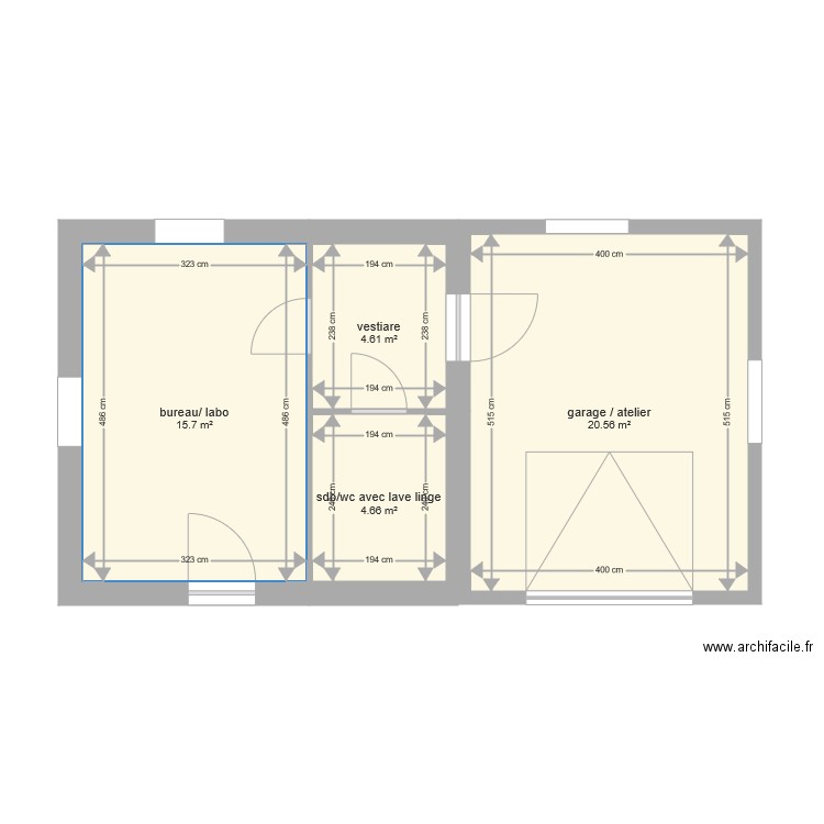 local  futur step Collinée et St jacut. Plan de 0 pièce et 0 m2