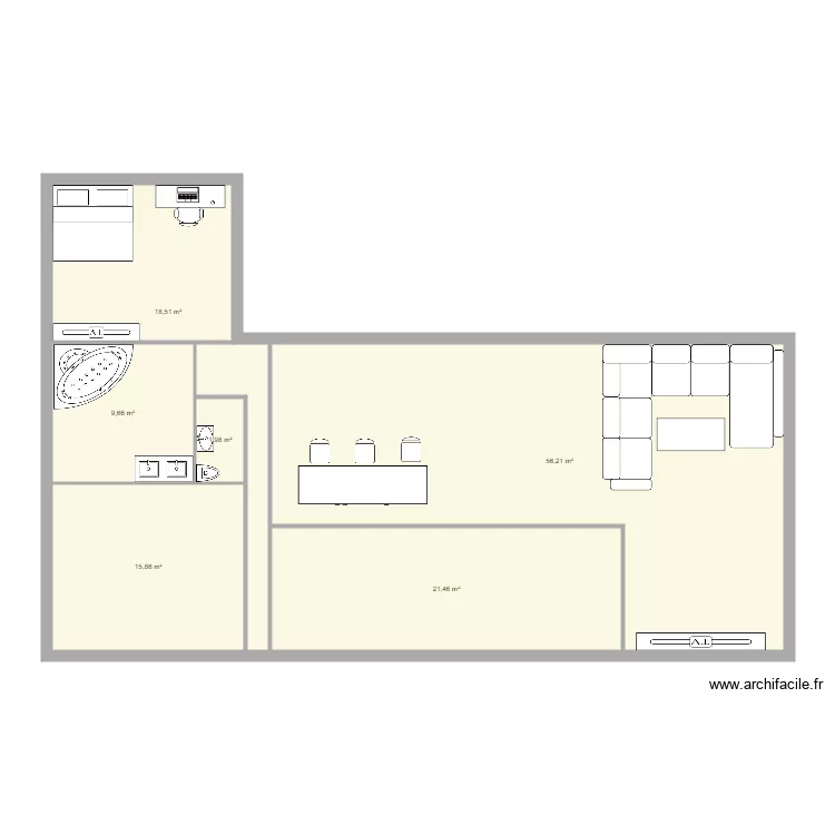 maison. Plan de maison. Plan de
