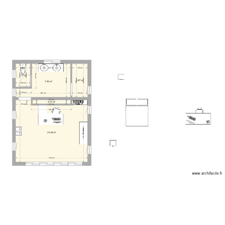 ECURIE BUREAU. Plan de 0 pièce et 0 m2