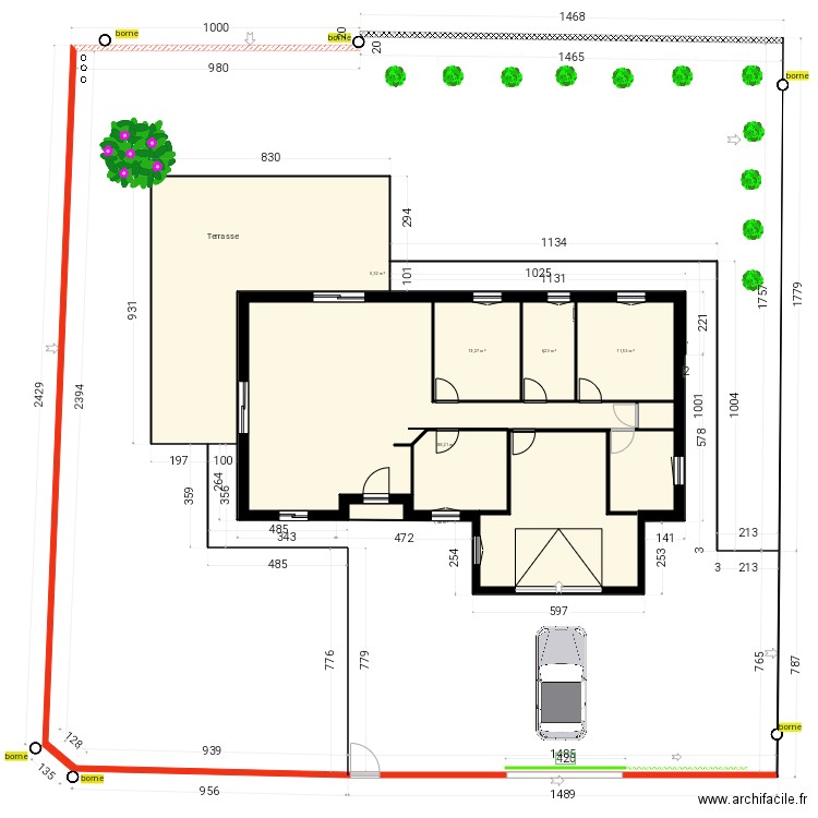 valerie topduo. Plan de 8 pièces et 166 m2