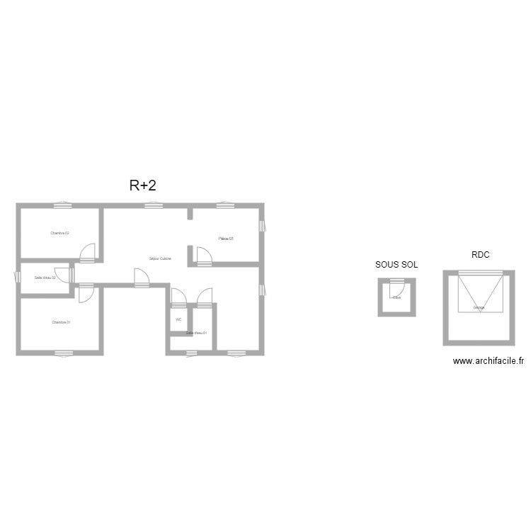 350600711. Plan de 8 pièces et 92 m2