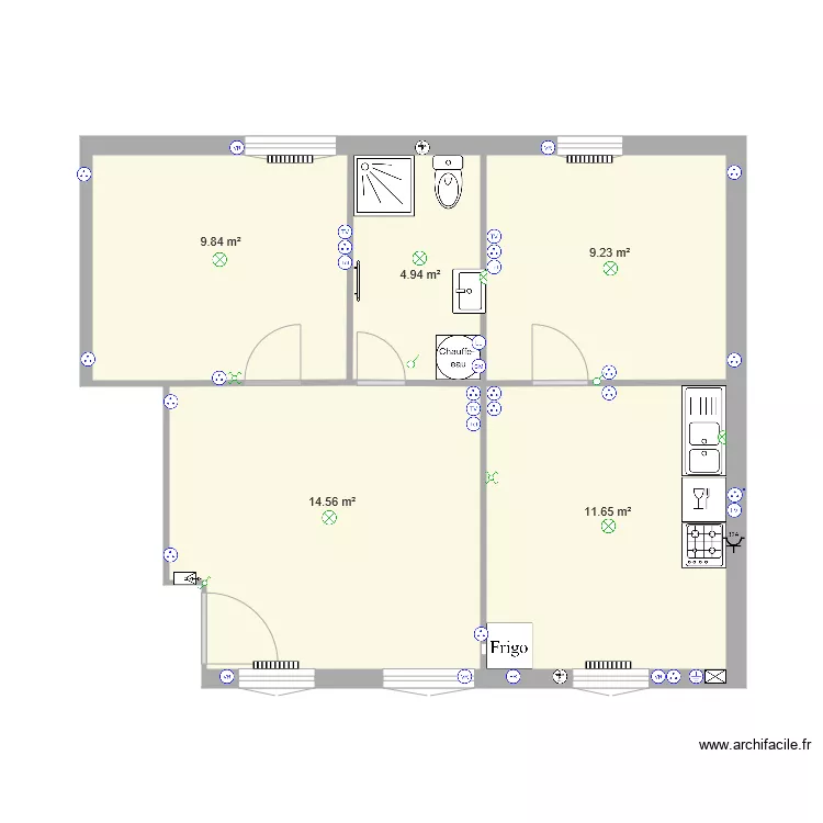 F3 1er étage élec. Plan de F3 1er étage élec. Plan de