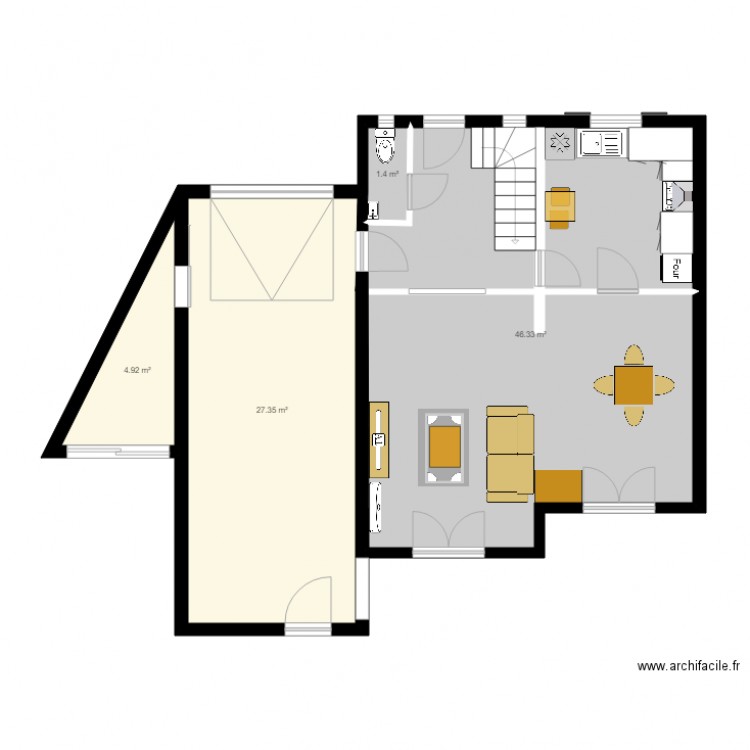 la cadoule. Plan de 0 pièce et 0 m2