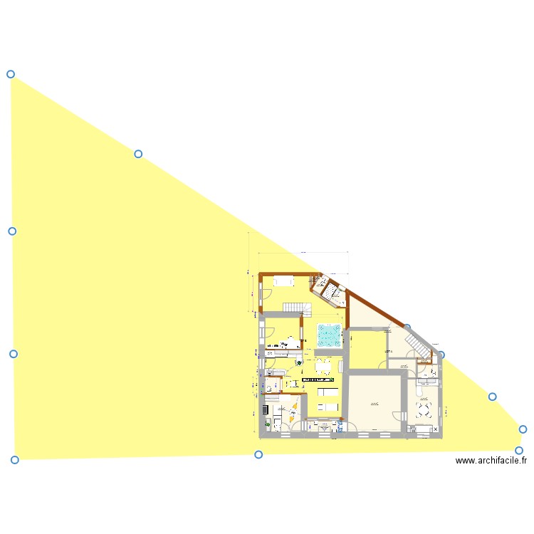 12-2022 CISSAC 2 BHab Cloison bois Extension. Plan de 0 pièce et 0 m2
