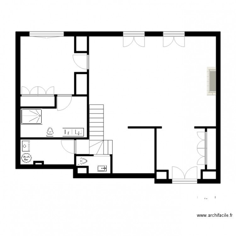 Le Chatelet Biarritz. Plan de 0 pièce et 0 m2