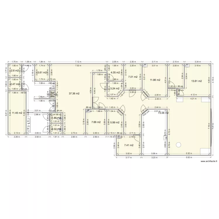 Bien Etre Les Menuires. Plan de 