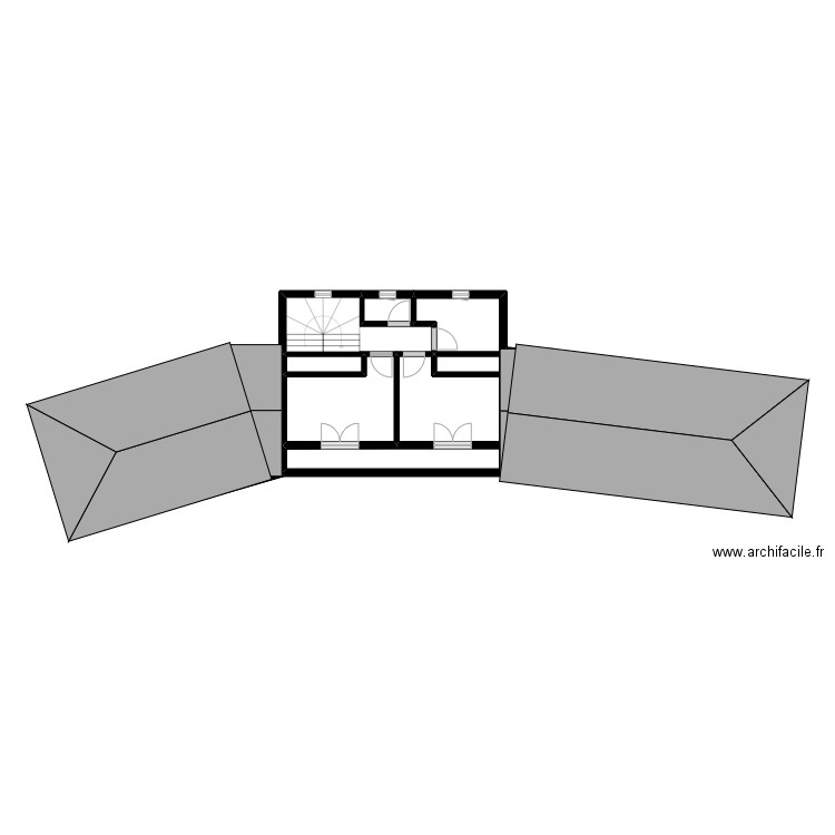 HAMON. Plan de 19 pièces et 303 m2