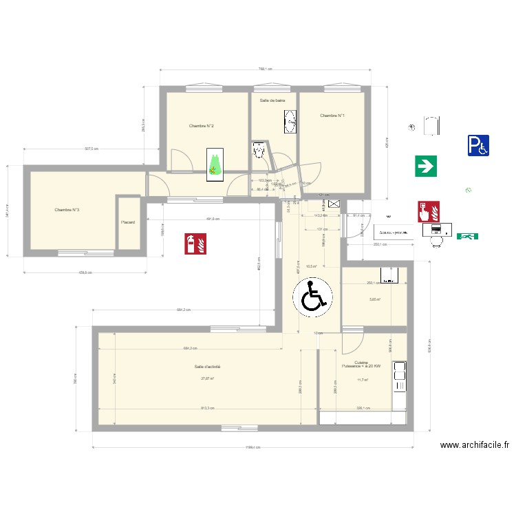 crèche Cournon. Plan de 0 pièce et 0 m2