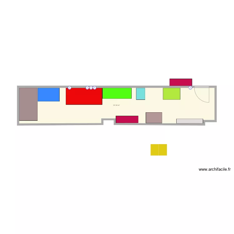 Petite charlotte. Plan de 