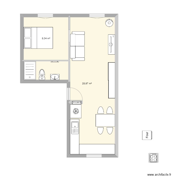 Appart Patricia 3. Plan de 0 pièce et 0 m2