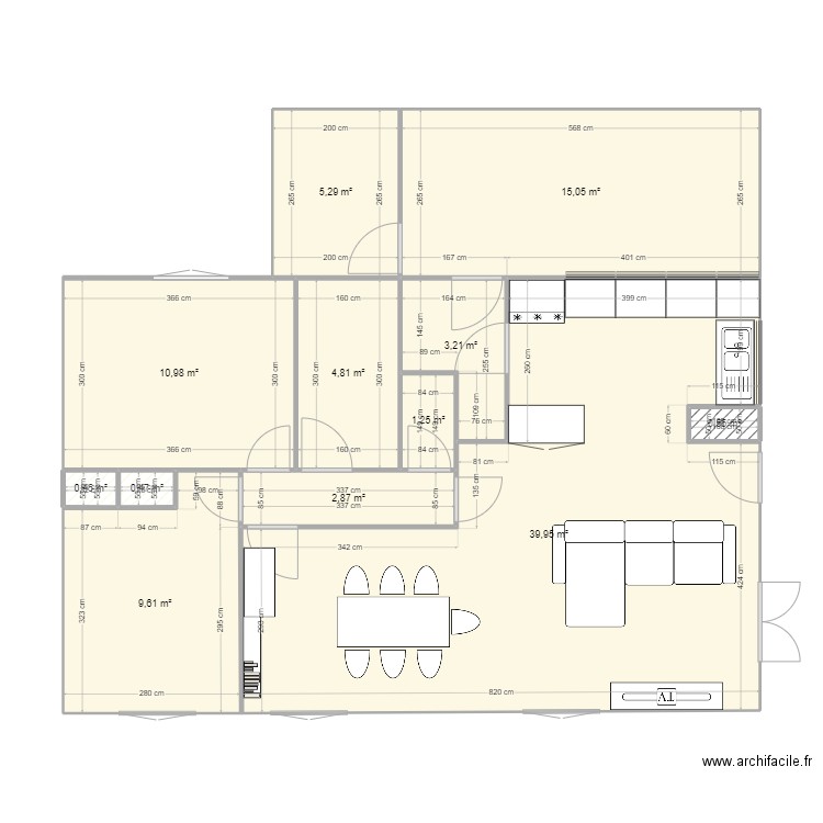 Maison Taillan . Plan de 0 pièce et 0 m2