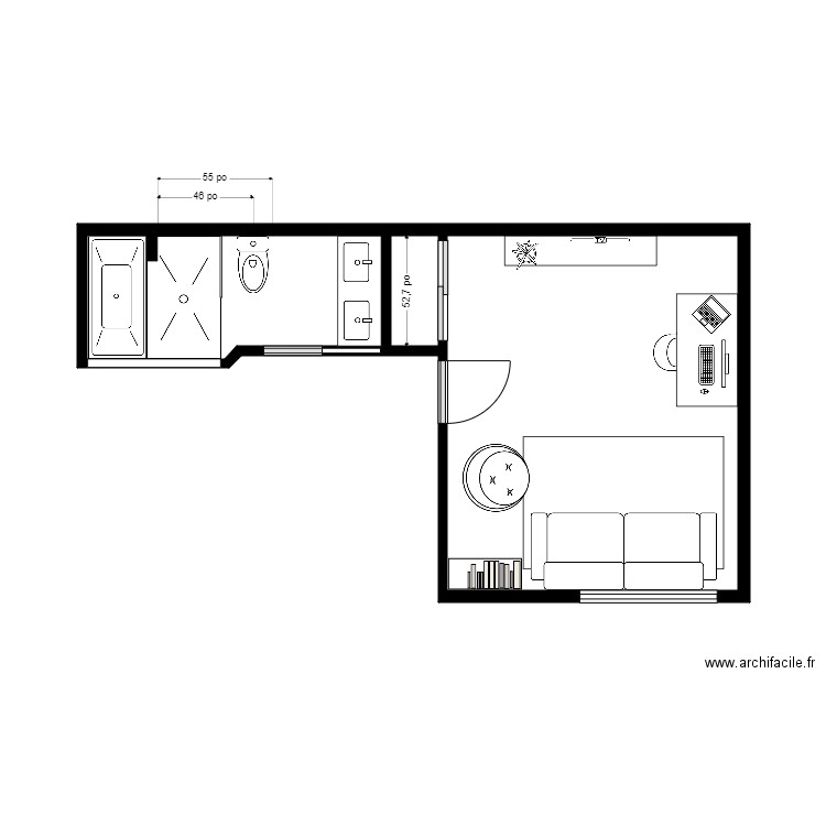 tremblay 4. Plan de 0 pièce et 0 m2
