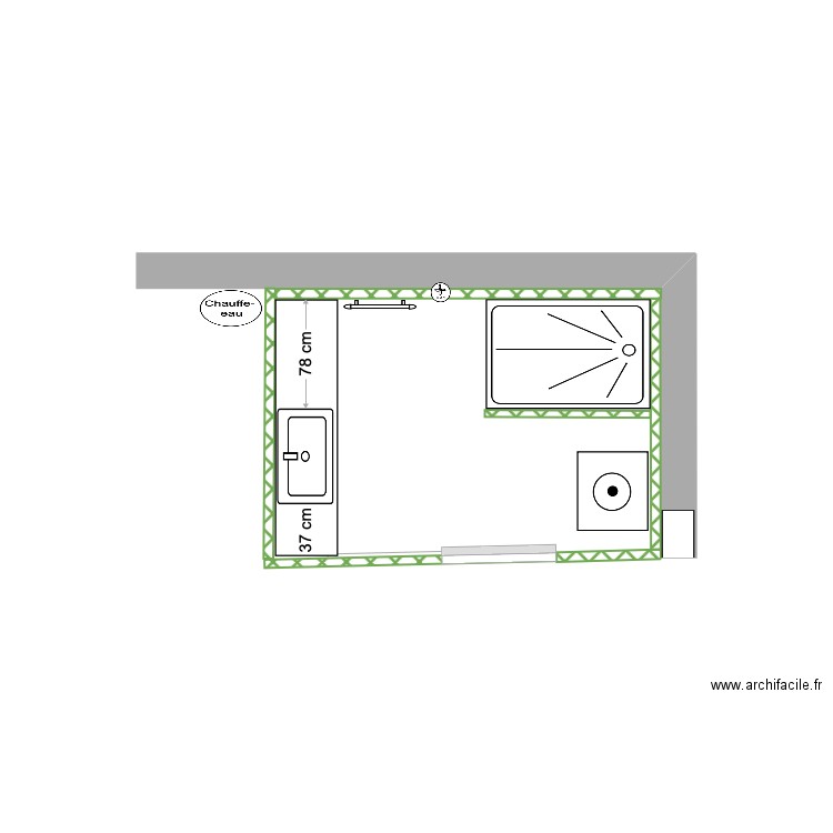 Meaulne SDB. Plan de 0 pièce et 0 m2