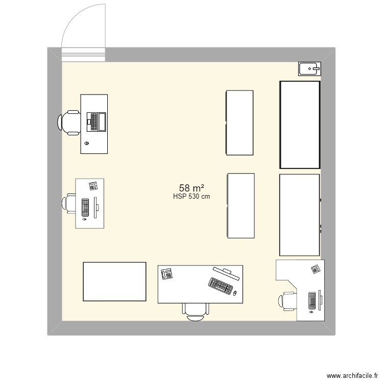 Local PARISFRIP. Plan de 0 pièce et 0 m2