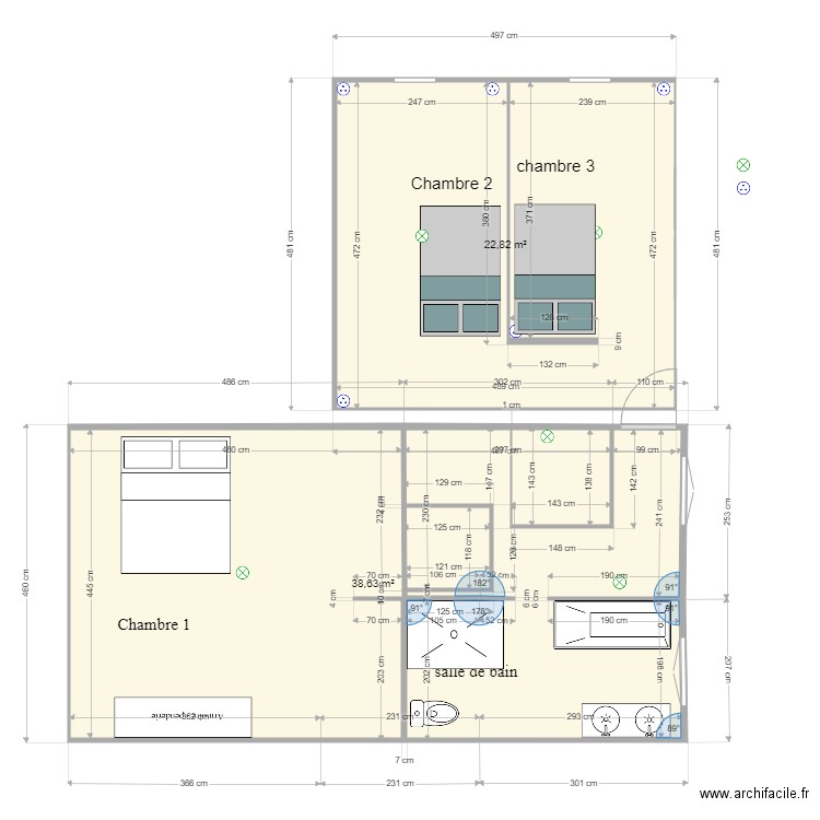 chambres enfants maison lens VERSION MARS 21 elect. Plan de 0 pièce et 0 m2