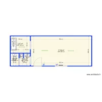 Plan 800x300 avec Kitchenette et WC