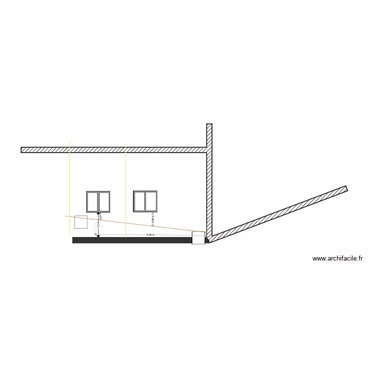 villa du cavalère. Plan de villa du cavalère. Plan de