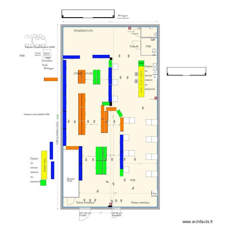 option2. Plan de 4 pièces et 204 m2