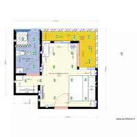 plan en cours au dessus du salon porte modifi&eacute;e