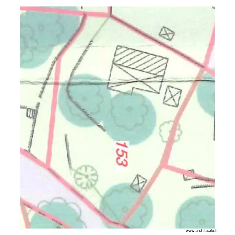 parcelle sylvie. Plan de 