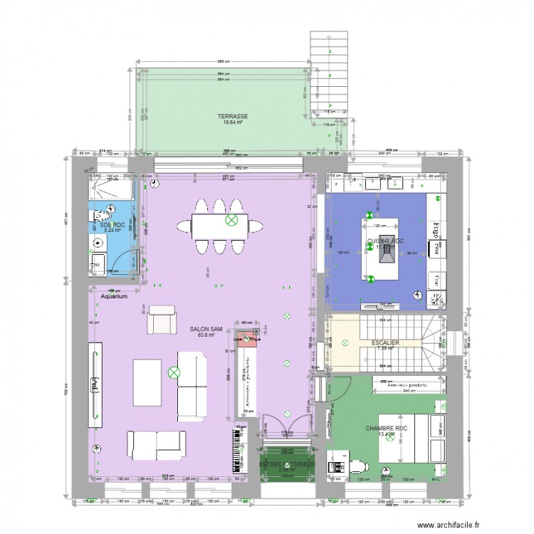 PLAN RDC FINAL. Plan de 0 pièce et 0 m2