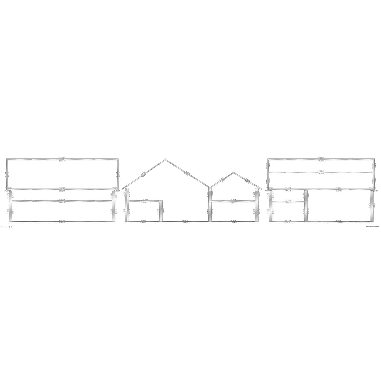 linier actuel coupe. Plan de linier actuel coupe. Plan de