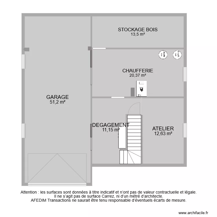 BI 7212 CAVE. Plan de 