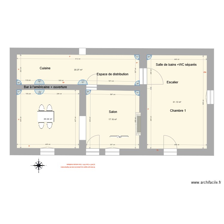 20191110 MAISON DE FERME v4. Plan de 0 pièce et 0 m2