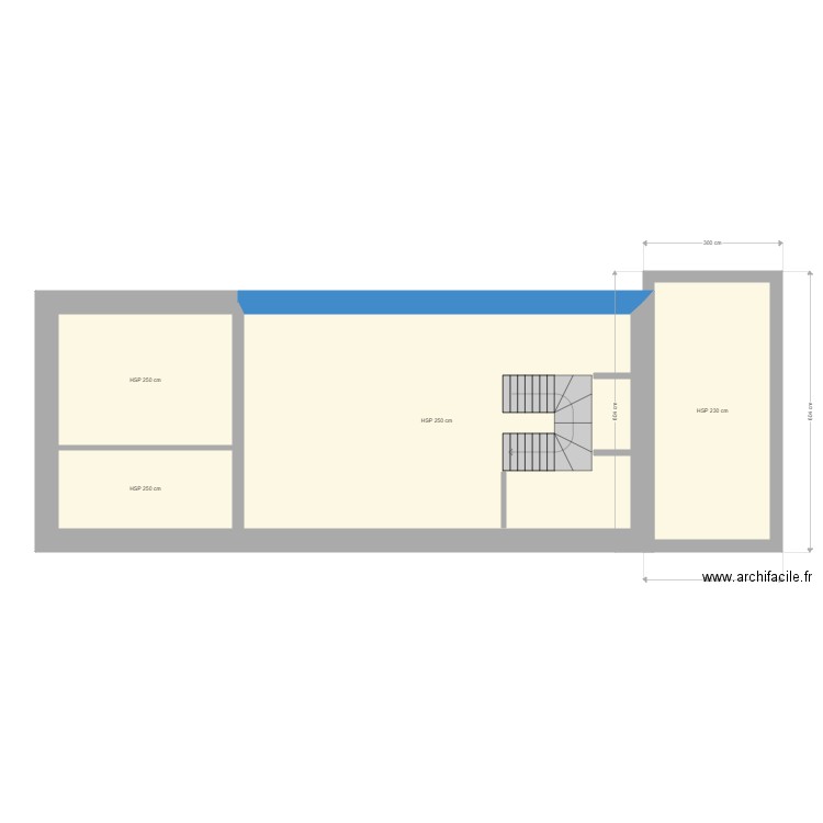 Beaulon. Plan de 4 pièces et 69 m2