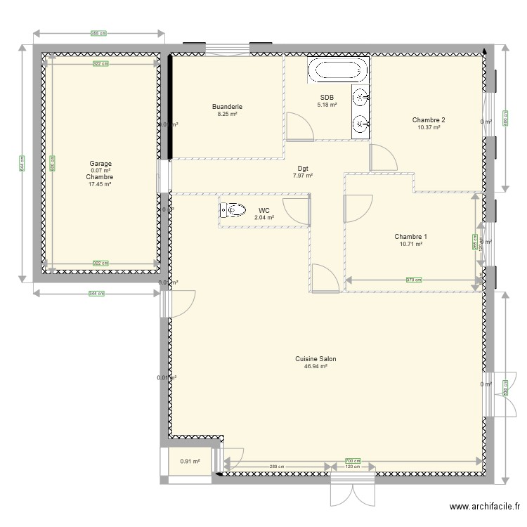 Plan Maison ok. Plan de 0 pièce et 0 m2