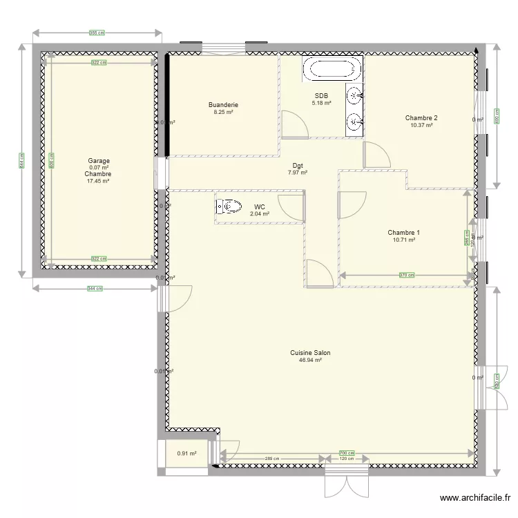 Plan Maison ok. Plan de 