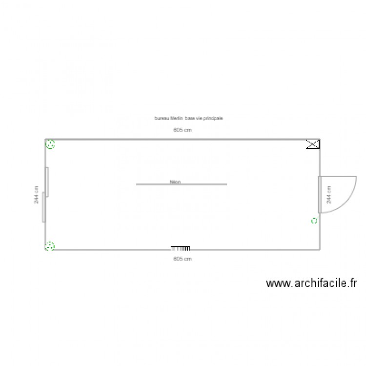 Bureau Merlin  base vie principale a. Plan de 0 pièce et 0 m2