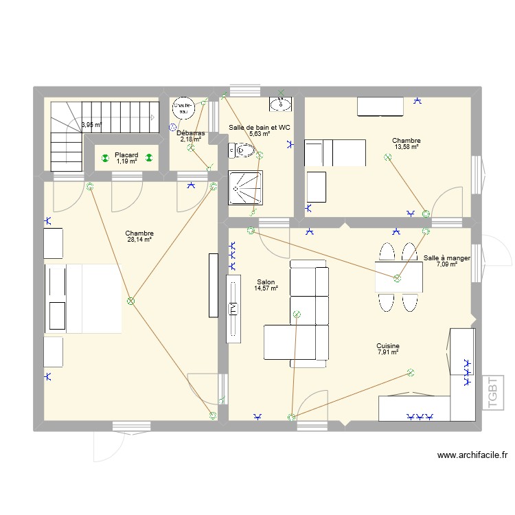 Maison &agrave; refaire 71. Plan de 0 pièce et 0 m2