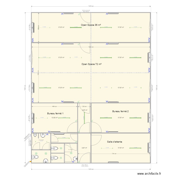 Plan CPAS de Mouscron. Plan de 0 pièce et 0 m2