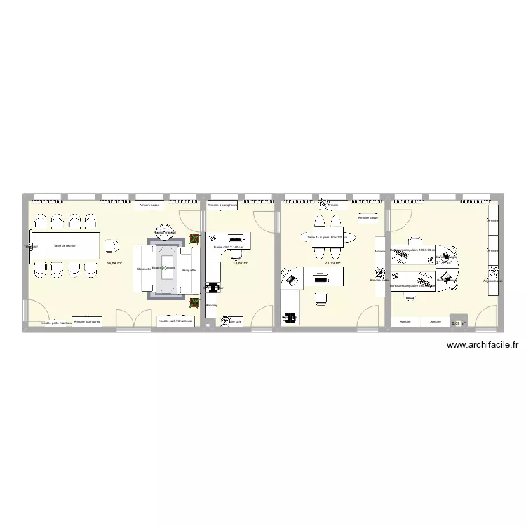 plans bureaux HDV. Plan de 