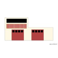 Plan façade avant Cadours