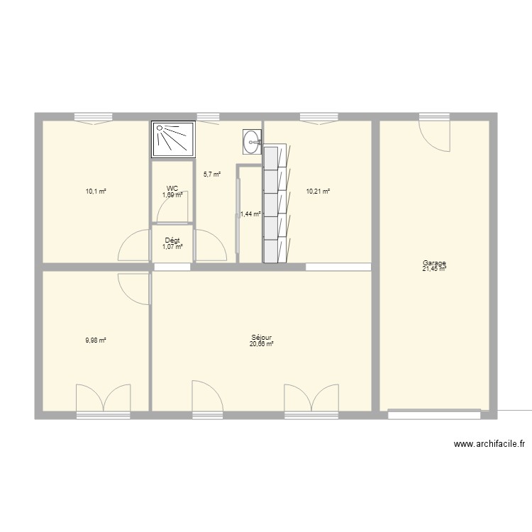 Michel Mumu. Plan de 0 pièce et 0 m2