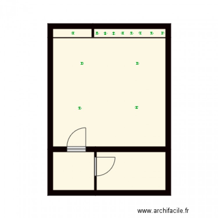 magasin chaussure. Plan de 0 pièce et 0 m2