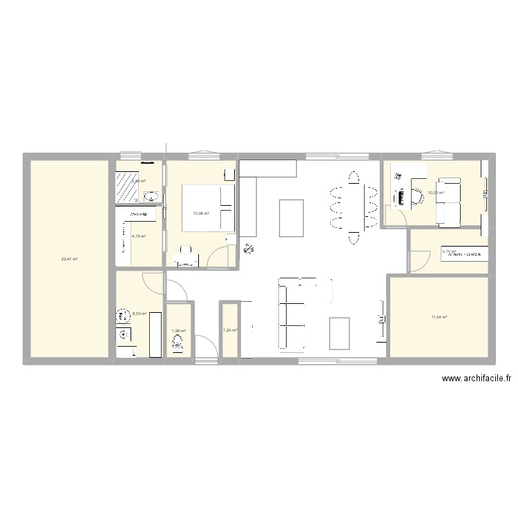 Plan 1. Plan de 0 pièce et 0 m2